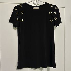 NWOT. Michael Kors Short Sleeve Top. Size XS.